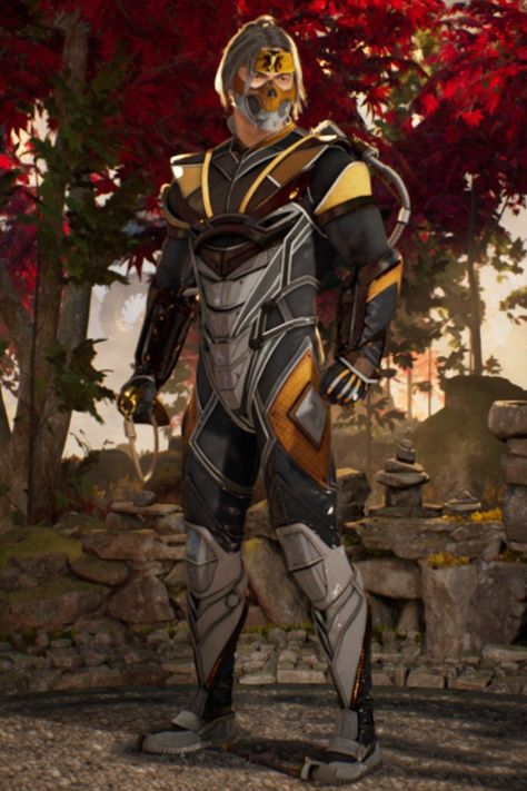 scorpion kuai liang mk1 takeda outfit mod (credits to SHAARYT on nexusmods) Mortal Kombat, Scorpion Mk1, Scorpion Mk, Kuai Liang, Comic Marvel, Warrior Art, Mortal Kombat 1, Goodie Bags, Scorpion