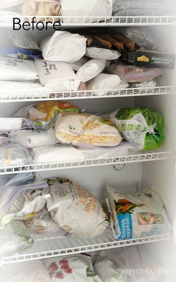 how to create a gorgeous looking totally organized upright freezer, appliances, how to, organizing, storage ideas Organisation, Freezer Organization Upright, Deep Freezer Organization, Freezer Storage Organization, Chest Freezer Organization, Organizing Storage, Create Labels, Freezer Organization, Freezer Storage