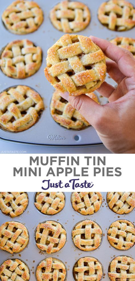 Baked Gifts Ideas, Birthday Deserts, Weird Thanksgiving, Shareable Desserts, Easy Muffin, Mini Apple Pies, Thanksgiving Cooking, Muffin Tin Recipes, Apple Dessert Recipes