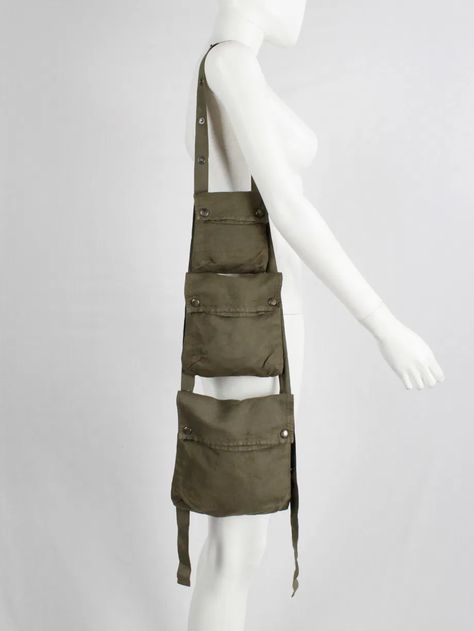 Modular Clothing, Modular Fashion, Modular Bag, Androgyny Fashion, Denim Projects, Cargo Pocket, Textiles Fashion, Martin Margiela, Pocket Bag