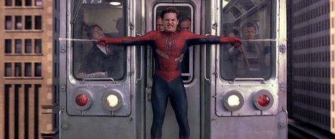 Training Meme, Train Scene, Lego Spiderman, Spider Man Ps4, Spiderman 2, Danny Elfman, Tv Tropes, Wolverine Marvel, Spider Man 2