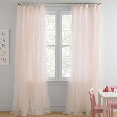 Tulle Curtains, Nursery Curtains, Sheer Curtain, Free Interior Design, Sheer Curtains, Design Help, Window Curtain, Pottery Barn Kids, Interior Design Services