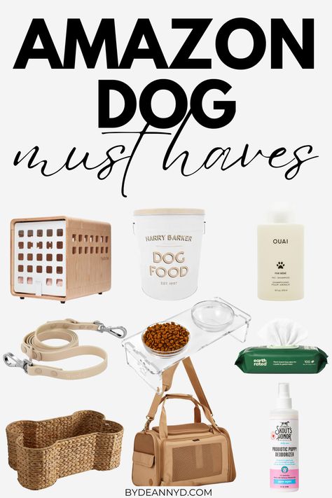 dog essentials Aesthetic Puppy Essentials, 1st Time Dog Owner, New Puppy Shopping List, First Time Puppy Owner Checklist, First Puppy Essentials, First Dog Checklist, First Puppy Checklist, Small Dog Supplies, First Time Dog Owner Checklist