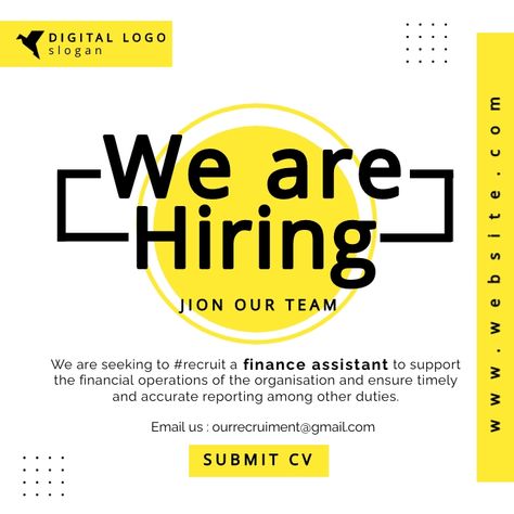 Recruitment Ads, Floral Nail, Social Media Design Inspiration, We Are Hiring, Facebook Post, Online Ads, Instagram Ads, Insta Posts, Social Media Icons