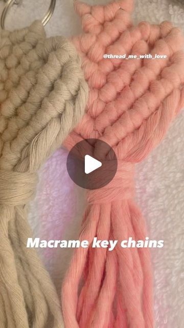 Soumya | Handmade Products on Instagram: "Macrame key chain collection✨

Macrame mini key chain collection ✨💕
.
Dm for order @thread_me_with_love 
.
Thread, macrame cords, macrame keychains, keychains, handmade products, small gift, return gifts, birthday gifts, small business 
.
#threadwork #macramecord #macramekeychain #macramekeychains #keychains #handmadekeychain #handmadegifts #macrameart #macramemakers #macramebusiness #macramecommunity #smallbusiness #sustainablymade #macrameproducts #modernmacrame #macramemaker #reelkarofeelkaro #reelitfeelít #exploreart" Thread Macrame, Macrame Cords, Macrame Mini, Keychains Handmade, Macrame Keychains, Return Gifts, Return Gift, Modern Macrame, Macrame Art