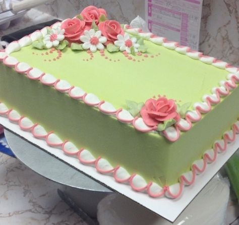 Essen, Full Sheet Cake, Pastel Rectangular, Farewell Cake, Cake Decorating Flowers, Tinkerbell Cake, Different Types Of Cakes, Sheet Cake Designs, Rectangle Cake