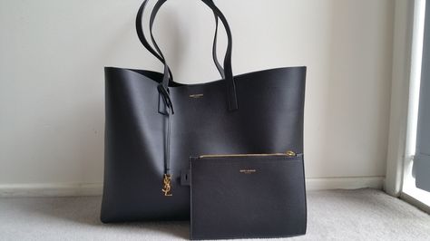 New YSL shopping tote - thoughts?? | Page 4 - PurseForum Ysl Shopping Tote, Ysl Shopping Bag, Saint Laurent Shopping Bag, Ysl Shopping, Ysl Tote Bag, Ysl Tote, Tote Bag Outfit, Handbag Styles, Saint Laurent Tote