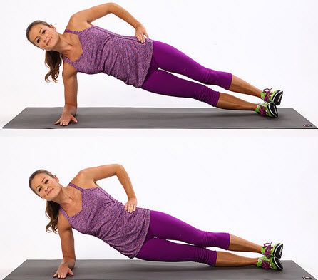 Tighten and #ToneUp those loose muscles with these 15 badass exercises! #IndianWorkouts Lower Abs, Side Plank Dips, Abdomen Plat, Side Fat Workout, Side Fat, Abs Exercises, Hips Dips, Side Plank, Best Abs