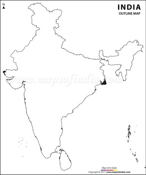 India Blank Map India Outline Map A4 Size, Geography Vocabulary, Tv Showcase, Map Of India, Map Quiz, Phonics Flashcards, 26th January, Certificate Format, Hindi Alphabet