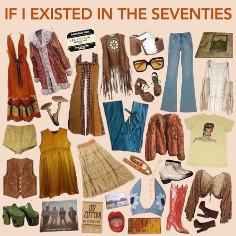 1970s Capsule Wardrobe, 70s Women’s Outfits, 70s Fashion Vintage Hippie, 70s Groovy Outfits, 70’s Fashion Women, 70s Womens Outfits, Authentic 70s Fashion, 70s Lookbook, 70’s Outfits