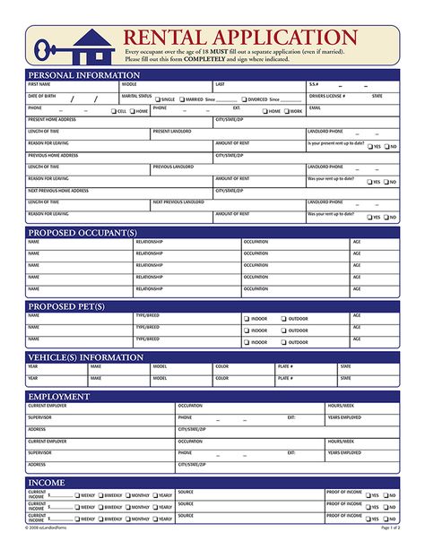 Free Rental Application & Rental Forms | EZ Landlord Forms Rental Application Form, Real Estate Forms, Tenant Screening, Rental Agreement Templates, Rental Property Management, Rental Application, Legal Forms, Work Email, Real Estat