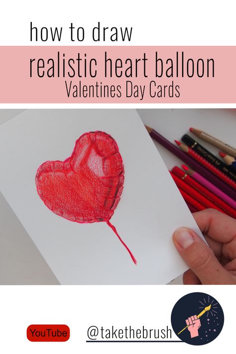 Show your special someone how you feel this year with a handmade Valentines card! more Valentines Cards: 💌5 easy Valenine Cards https://youtu.be/KjKuW6sCT58 🫀realistic heart card https://youtu.be/kRMuTjoc22c my instagram: 🤍 https://www.instagram.com/take_the_brush Heart Balloon Drawing Realistic, Balloon Drawing Realistic, Heart Balloon Drawing, Balloon Drawing, Realistic Heart, Handmade Valentines, Drawing Realistic, Heart Card, Valentines Card