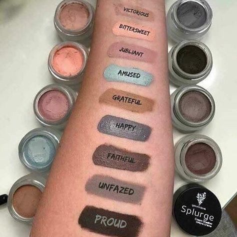 love these matte cream shadows. Super pigmented. Matte finish. Long wearing without creasing. I use them to prime eyes under powder shadows or as a stand alone color for simple makeup. They are discounted right now in my monthly kudos. Message me for details!! Eye Shadows, Mom Makeup, Younique Party, Cream Eyeliner, Younique Beauty, Big Lashes, Younique Presenter, Younique Makeup, Cream Eyeshadow