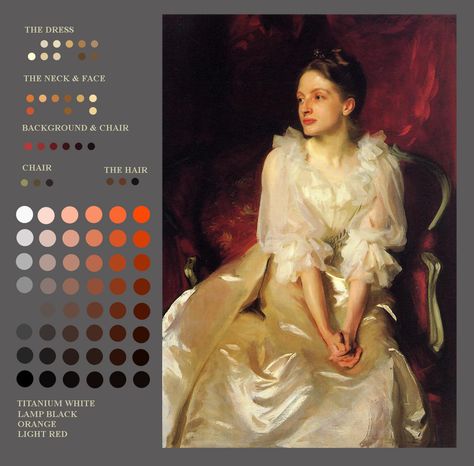 The Limited Palette Workshop John Singer Sargent, John Sargent, Anders Zorn, Istoria Modei, Painted Portraits, Classic Painting, Singer Sargent, Uma Thurman, Bride Of Frankenstein