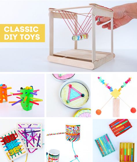 40 Of The Best DIY Toys To Make With Kids - Babble Dabble Do Homemade Toys For Kids, Toys For Kids To Make, Diy Toys Easy, Diy Toys For Kids, Diy Toys Car, Diy Toddler Toys, Babble Dabble Do, Toys To Make, Cozy Diy