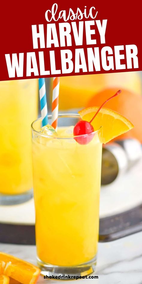 Margaritas, Vodka And Orange Juice, Vacation Cocktails, Fun Holiday Drinks, Orange Juice And Vodka, Harvey Wallbanger, Orange Juice Drinks, Vodka Recipes Drinks, Fruity Cocktail