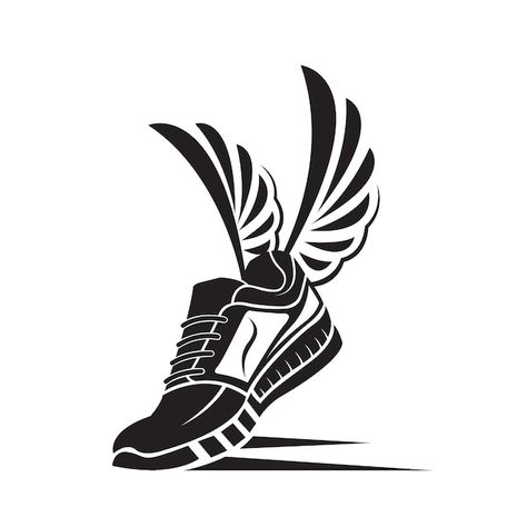 Logo Kasut Sukan, Shoe Icon Aesthetic, Sport Shoes Illustration, Shoes Illustration Sneakers, Shoe Logo Design Creative, Sneaker Logo Design, Running Shoes Sketch, Sneakers Logo Design, Shoes Logo Design