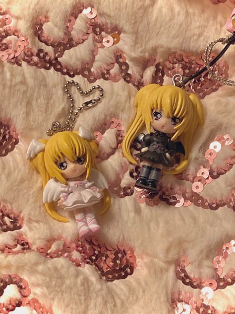 Kawaii, Anime Keychains, Phone Keychain, Otaku Room, Anime Phone, Phone Straps, Pink Aura, Shugo Chara, Sonny Angel