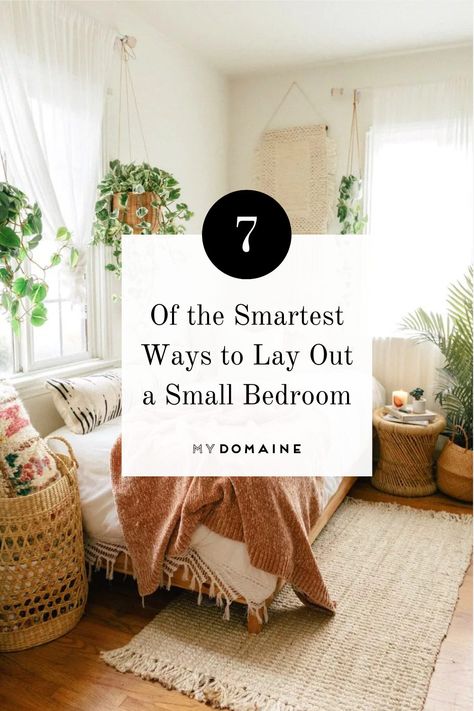 Small Bedroom Layout Ideas, Narrow Bedroom, Bedroom Ideas For Small Rooms Cozy, Simple Bed Designs, Cottagecore Kitchen, Small Bedroom Layout, Bedroom Arrangement, Small Bedroom Decor, Simple Bed