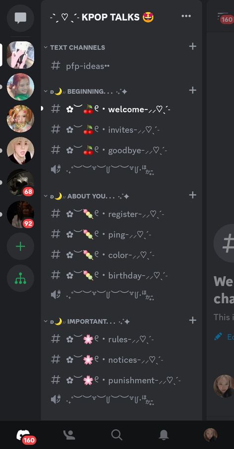 Dc Server Icon, Cute Discord Server Themes, Discord Text Channels Ideas, Discord Username Ideas Kpop, Servers To Join On Discord, Discord Server Description Ideas, Discord Server To Join, Discord Group Names, Kpop Discord Servers