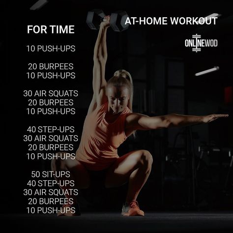 Chipper Workout Crossfit, Upper Body Crossfit Wod, Crossfit Workouts Wod Full Body, Wod Crossfit At Home, Chipper Workout, Apartment Workout, Crossfit Workouts For Beginners, Crossfit Routines, Wods Crossfit