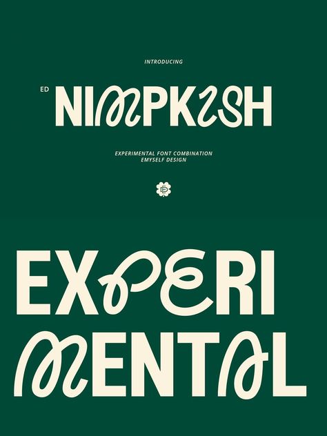 ED Nimpkish - Combination Typeface, #Display #Fonts Font Love, Website Fonts, Futuristic Fonts, Typeface Logo, Free Typeface, Aesthetic Fonts, Cool Typography, Typo Logo, Popular Fonts