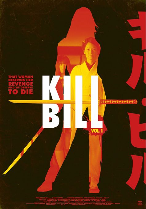 Kill Bill Vol. 1 (2003) | Alt poster art by Gokaiju Tarantino Poster Art, Quentin Tarantino Movie Posters, Quentin Tarantino Poster, Kill Bill Movie, Kill Bill Vol 1, Poster Grafico, Quentin Tarantino Movies, Film Poster Design, I Love Cinema