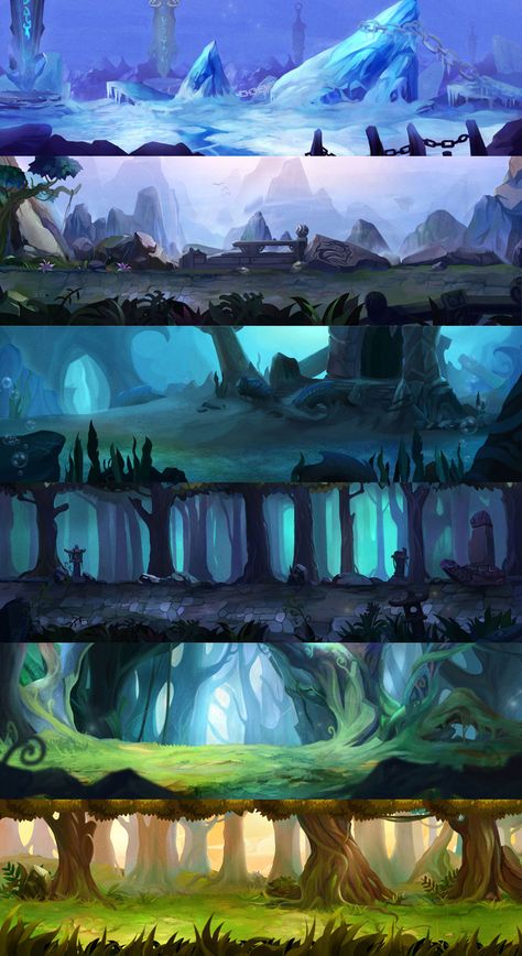 ArtStation - Environmental design , Hou Yu Watercolour Paintings, Character Design, Northern Lights, Environmental Design, Cartoon Character Design, Objects Design, Game Assets, Cartoon Character, Cartoon Characters