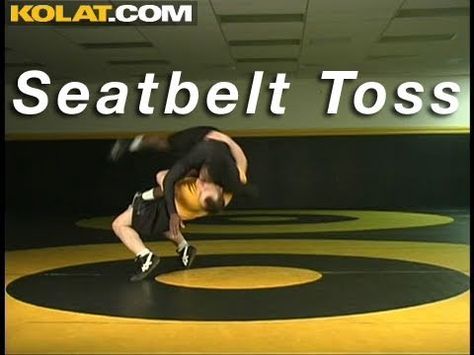 Kolat Single Leg Seatbelt Toss, worth 3 or 5 points in Freestyle, could be used for back exposure in Folkstyle. Jiu Jitsu, Wrestling Techniques, Wrestling Workout, Wrestling Moves, Youth Wrestling, Wrestling Mat, Catch Wrestling, College Wrestling, Wrestling Quotes