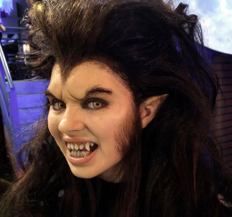 Werewolf girl from Disney's 'Best Friends Whenever' | Autonomous FX Werewolf Haircut Female, Werewolf Haircut, Werewolf Woman, Best Hairstyles For Big Foreheads, Hairstyles For Big Foreheads, Bun Braid, Werewolf Girl, Female Werewolves, Werewolf Costume