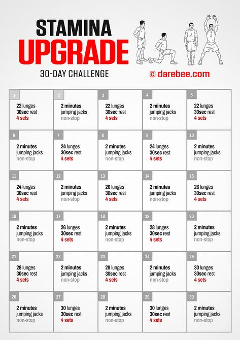 Stamina Upgrade Challenge Stamina Building Exercises, Workout To Build Stamina, Build Stamina Exercise, Endurance And Stamina Workout, Boxing Stamina Workout, Exercise To Build Stamina, Exercises To Build Stamina, How To Build Up Stamina Running, How To Increase Stamina For Men