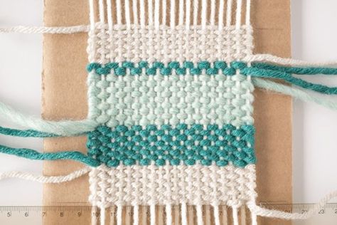 Woven Coaster Craft - Work In Progress Woven Coaster, Tapestry Loom Weaving, Woven Coasters, Weaving Loom Diy, Weaving Loom Projects, Coaster Crafts, Rigid Heddle Weaving, Weaving Tutorial, Diy Weaving