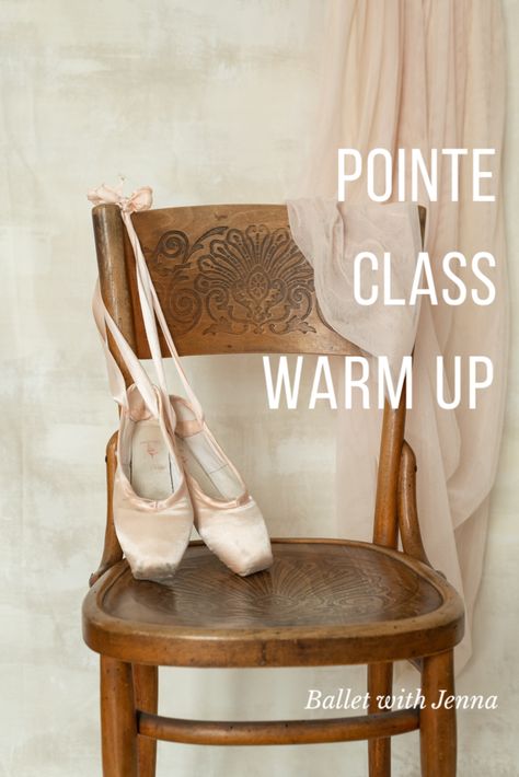 Pointe Class Warm Up – Ballet with Jenna Pointe Exercises, Fouette Turns, Ankle Flexibility, Ballet Fitness, Lacrosse Balls, Ballet Pointe, Ballet Exercises, Slow And Steady, Thanksgiving Break