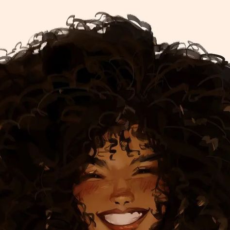 Curly Pfp Anime, Iconic Curly Haired Characters, Curly Anime Character, Curly Anime Pfp, Curly Haired Anime Woman, Curly Hair Animation, Curly Hair Icons Cartoon, Black Haired Woman Art, Pfp Curly Hair Cartoon