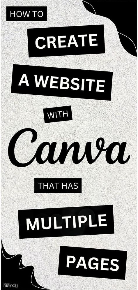 Starting your online journey? Our Canva for Beginners guide on How to Create a Website with Canva is here to help. Learn to build a stunning multi-page website that perfectly encapsulates your vision and story, all within Canva's versatile design platform. Find more Canva Website Design Ideas, Canva Cheat Sheet, and Canva Layout Ideas at madebymelody.co Canva Advertising Ideas, Canva Website Design Ideas, Canva Website Design, Canva Layout Ideas, Canva Layout, Work Corner, Website Design Ideas, Feminine Website Design, Online Resume