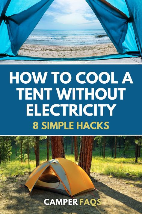 How To Cool A Tent Without Electricity Cute Camping Outfits, Tent Living, Camping Gadgets, Emergency Preparedness Kit, Camping Packing, Relaxing Travel, Cool Tents, Diy Camping, Camping Checklist