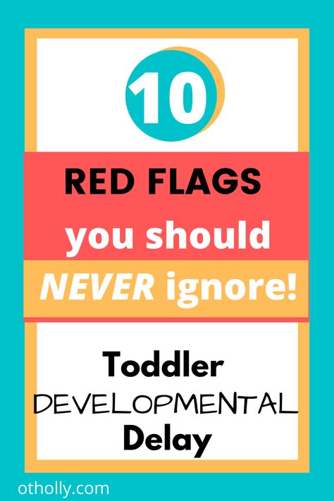 Does your toddler have a developmental delay? Find out 10 signs red flags you should never ignore from an Occupational therapist. Toddler developmental delay is something that every parent should be aware of. This occupational therapist breaks down 10 red flags for signs of developmental delay in 1 year olds, 2 year olds and 3 year olds. #developmentaldelay #toddlerdevelopment #occupationaltherapist 3 Year Milestones, Age 2 Milestones Year Old, Age 3 Milestones Year Old, 2 And A Half Year Old Development, 2 And A Half Year Old Milestones, Early Years 2-3 Activities, Three Year Old Milestones, Milestone Chart, Early Childhood Education Activities