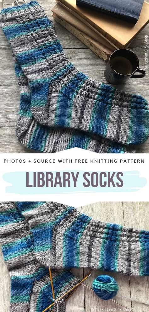 Amigurumi Patterns, Socks Free Knitting Pattern, Knitted Socks Free Pattern, Hand Knit Socks, Knitted Socks, Sock Knitting Patterns, Free Socks, Sock Patterns, Sock Shop