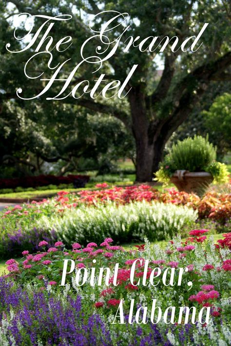 The Grand Hotel Point Clear Al | Little Loveliness: The Grand Hotel in Point Clear, Alabama 50 States Travel, Dream Gardens, Southern Travel, Grand Garden, Ocean Springs, Mobile Alabama, Sweet Home Alabama, Garden Pathway, Garden Views