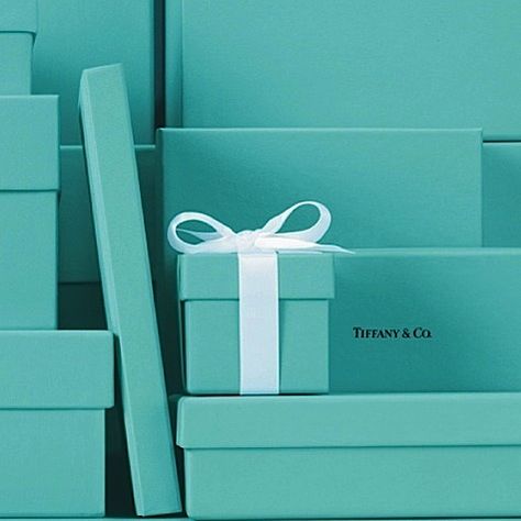 Tiffany Jewellery, Tiffany And Co Box, Verde Aqua, Verde Tiffany, Tiffany Blue Box, Tiffany Box, Azul Tiffany, Tiffany Jewelry, Bleu Turquoise