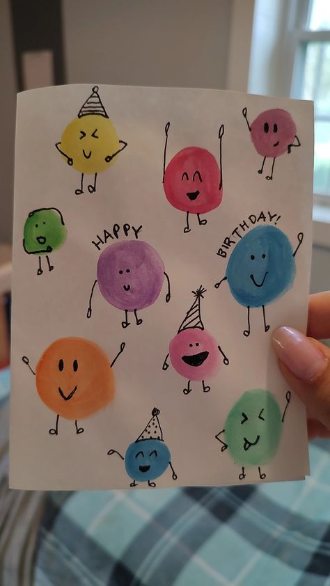 Inspo For Birthday Cards, Cute Birthday Painting Ideas, Bday Cards Homemade, Diy Aesthetic Bday Cards, Inside Bday Card Ideas, Cute Birthday Card Doodles, Easy Hand Drawn Birthday Cards, Diy Bday Card Ideas, Painting For A Friend's Birthday