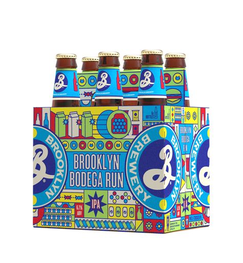 Brooklyn Brewery Pays Homage to Our Beloved Bodegas | Dieline - Design, Branding & Packaging Inspiration Ipa, Bodega Cat, Brooklyn Brewery, Brewery Design, Community Center, Branding Packaging, Packaging Inspiration, Packaging Design Inspiration, Brand Packaging