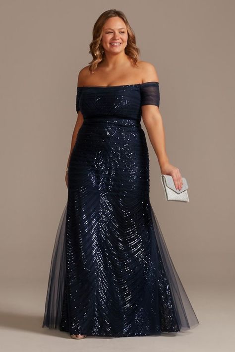 Navy Blue Plus Size Dress Evening Gowns, Plus Gown, Mermaid Style Bridesmaid Dresses, Plus Size Gala Dress, Plus Size Evening Wear, Long Lace Jacket, Formal Dress Plus Size, Evening Gowns Plus Size, Plus Size Sheath Dress