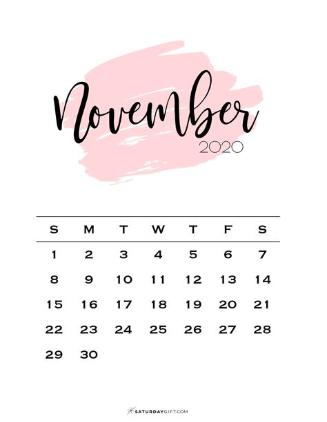 Looking for a cute printable November 2020 calendar? Click to post and instantly download your favorite design from the elegant, pretty and simplistic choices! #printablecalendar #minimal #freeprintable #calendar2020 #novembercalendar November Printable Calendar, Printable December Calendar, Quarterly Calendar, Pink Calendar, Printable Yearly Calendar, 2020 Calendar Template, Kalender Design, October Calendar, Small Planner