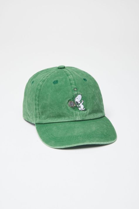 Snoopy Tennis Washed Dad Hat | Urban Outfitters New Zealand - Clothing, Music, Home & Accessories Dad Hat Outfits Men, Hats Outfit Men, Snoopy Hat, Snoopy Icon, Snoopy Tennis, Hat Outfit Men, Men Caps, Retro Hat, Masc Fashion