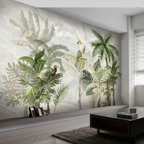 Modern Bathrooms, Painting On The Wall, Marble Wall Mural, Custom Photo Wallpaper, Wallpaper Fofos, Dining Room Wallpaper, Plant Background, Living Room Background, Wallpaper Laptop