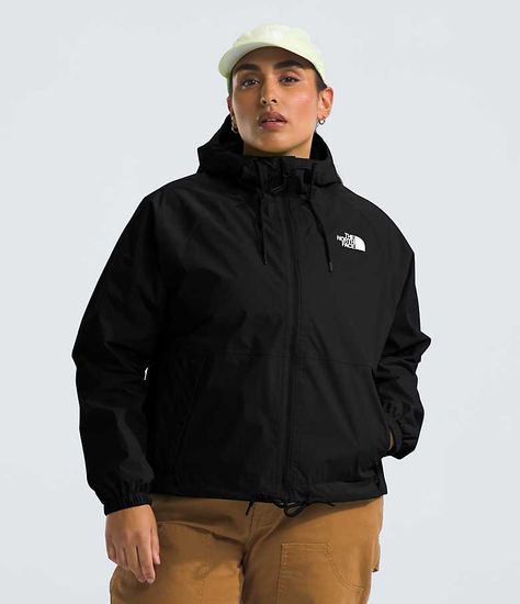 The North Face, Water Repellent Jacket, Black Fits, Light Jacket, Recycled Fabric, Raglan Sleeve, Water Repellent, Repellent, North Face