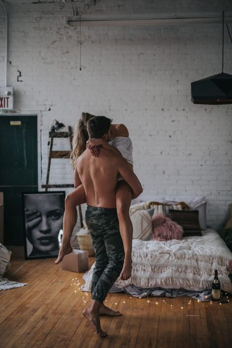 This Couple Celebrated Moving Day with a Sexy Engagement Shoot | Junebug Weddings Paros, Lesbian Dating, Boyfriend Goals, The Perfect Guy, Couple Photography Poses, Cute Relationship Goals, Couple Shoot, Cute Relationships, Couples Photoshoot
