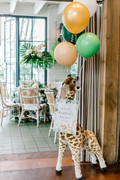 Jungle Party Photo Wall, Tarps For Outdoor Party, Safari Baby Shower Balloon Arch, Safari Baby Sprinkle Boy, A Wild One Is On The Way Baby Shower, Born Two Be Wild Birthday Decor, Giraffe Shower Ideas, A Wild One Is On The Way, Safari Baby Shower Gender Neutral