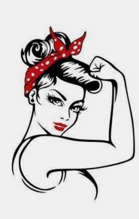 I can do this! Dibujos Pin Up, T Shirt Sayings, Woman Power, Funny T Shirt Sayings, Red Headband, Shirt Sayings, Icon Png, Tableau Art, Rosie The Riveter